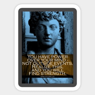 Marcus Aurelius Inspirational Quote 2 Sticker